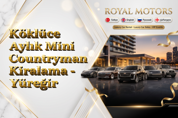 Köklüce Aylık Mini Countryman Kiralama - Yüreğir