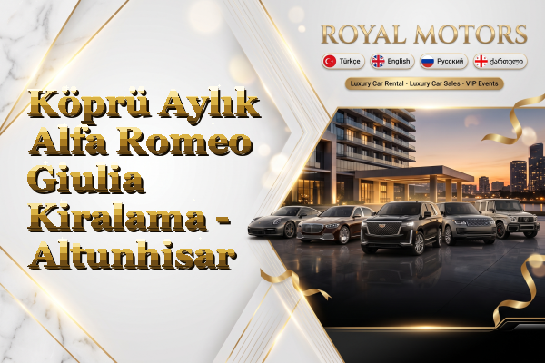 Köprü Aylık Alfa Romeo Giulia Kiralama - Altunhisar