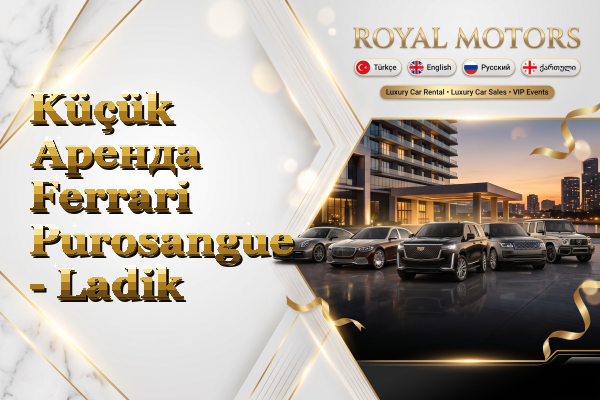 Küçük Аренда Ferrari Purosangue - Ladik