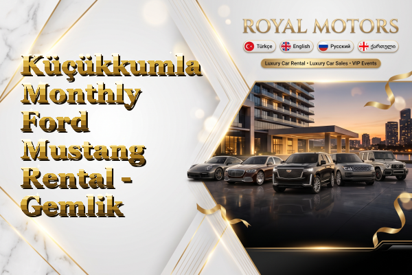 Küçükkumla Monthly Ford Mustang Rental - Gemlik