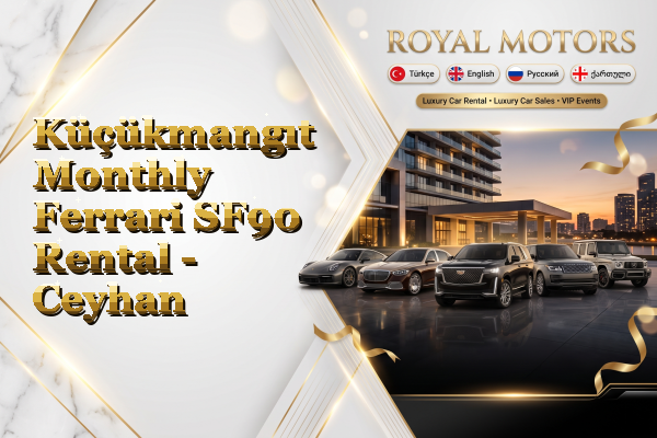 Küçükmangıt Monthly Ferrari SF90 Rental - Ceyhan
