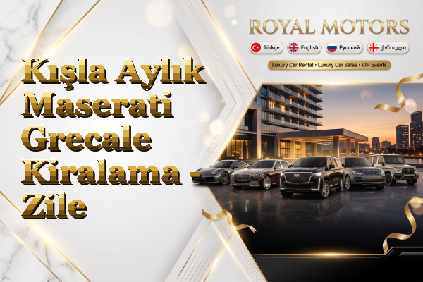 Kışla Aylık Maserati Grecale Kiralama - Zile