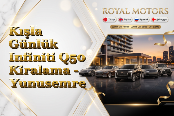 Kışla Günlük Infiniti Q50 Kiralama - Yunusemre