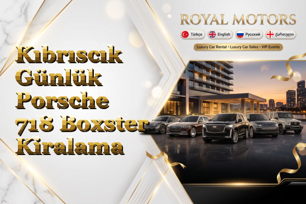 Kıbrıscık Günlük Porsche 718 Boxster Kiralama