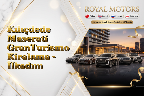 Kılıçdede Maserati GranTurismo Kiralama - İlkadım