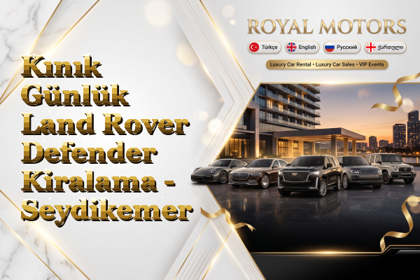 Kınık Günlük Land Rover Defender Kiralama - Seydikemer