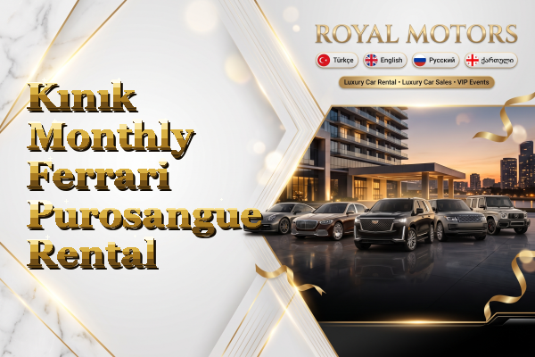 Kınık Monthly Ferrari Purosangue Rental