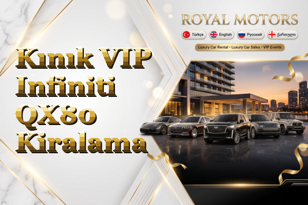 Kınık VIP Infiniti QX80 Kiralama
