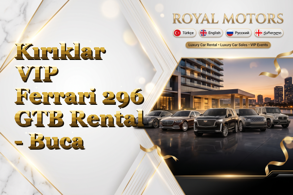 Kırıklar VIP Ferrari 296 GTB Rental - Buca