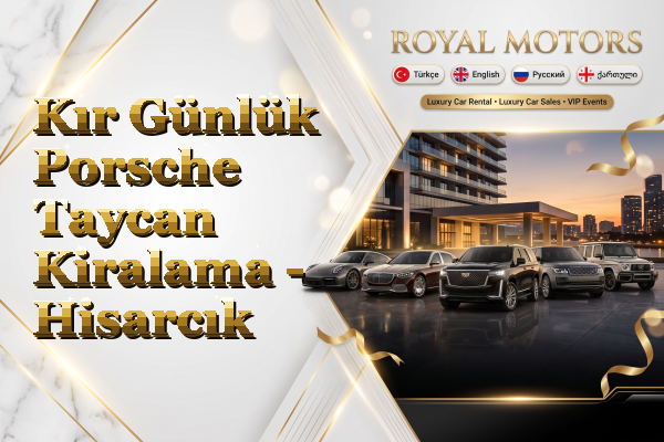 Kır Günlük Porsche Taycan Kiralama - Hisarcık