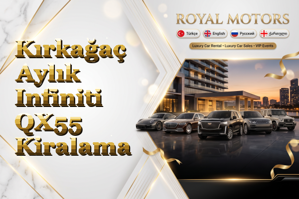 Kırkağaç Aylık Infiniti QX55 Kiralama