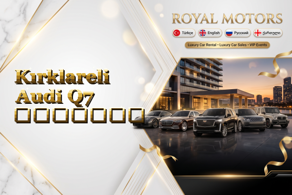 Kırklareli Audi Q7 გაყიდვა