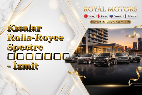 Kısalar Rolls-Royce Spectre გაყიდვა - İzmit
