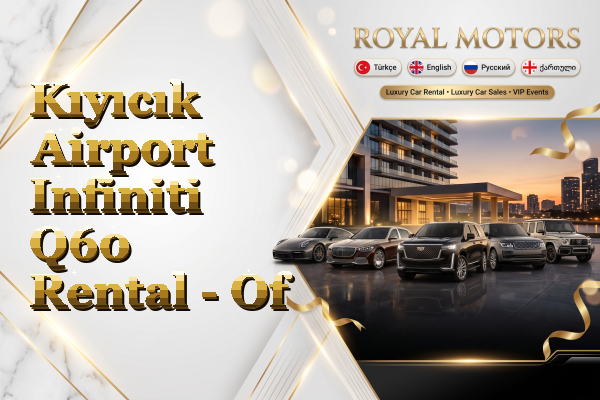 Kıyıcık Airport Infiniti Q60 Rental - Of