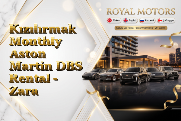 Kızılırmak Monthly Aston Martin DBS Rental - Zara