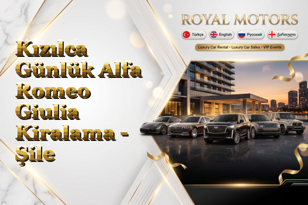 Kızılca Günlük Alfa Romeo Giulia Kiralama - Şile