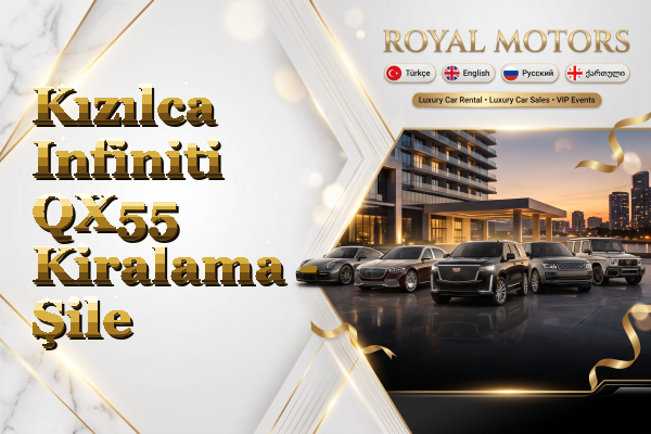Kızılca Infiniti QX55 Kiralama - Şile