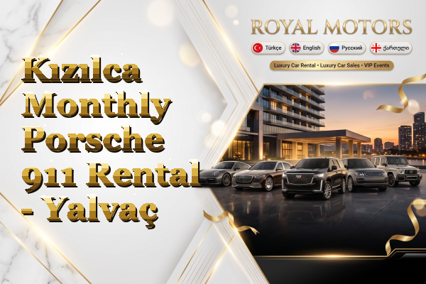 Kızılca Monthly Porsche 911 Rental - Yalvaç