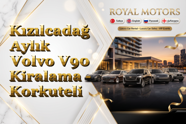 Kızılcadağ Aylık Volvo V90 Kiralama - Korkuteli