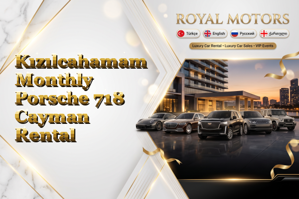 Kızılcahamam Monthly Porsche 718 Cayman Rental