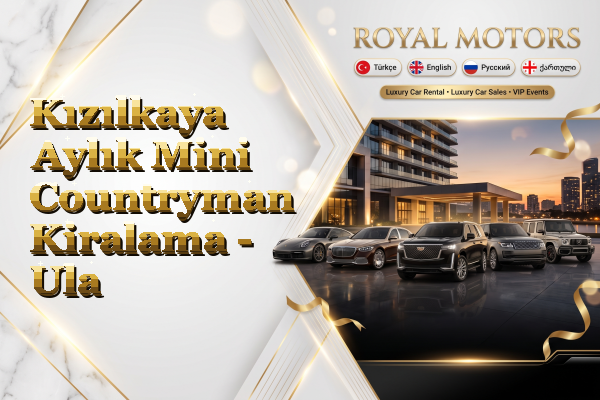 Kızılkaya Aylık Mini Countryman Kiralama - Ula