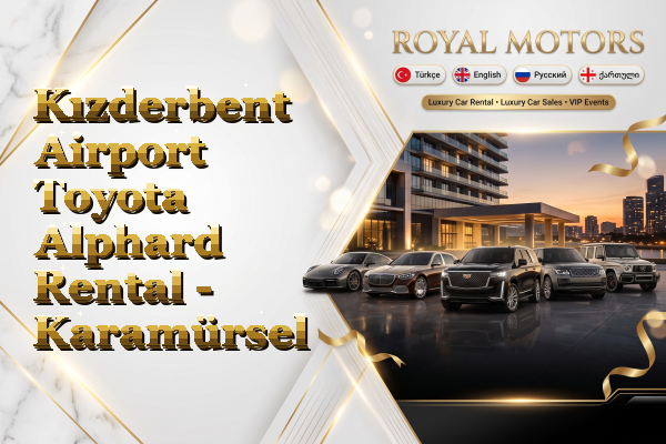 Kızderbent Airport Toyota Alphard Rental - Karamürsel