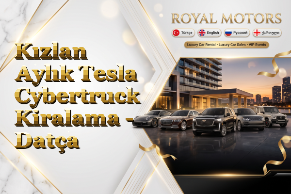 Kızlan Aylık Tesla Cybertruck Kiralama - Datça
