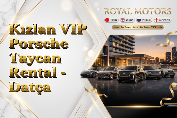 Kızlan VIP Porsche Taycan Rental - Datça