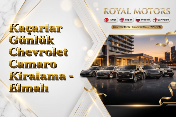 Kaçarlar Günlük Chevrolet Camaro Kiralama - Elmalı