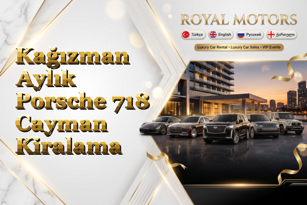 Kağızman Aylık Porsche 718 Cayman Kiralama