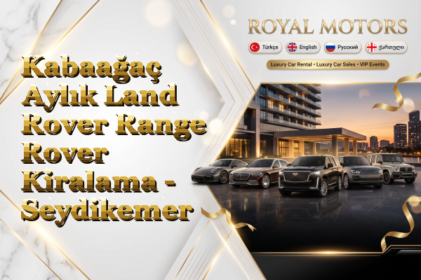 Kabaağaç Aylık Land Rover Range Rover Kiralama - Seydikemer