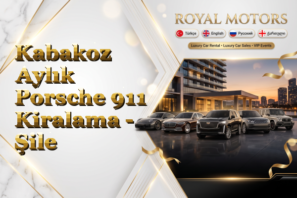Kabakoz Aylık Porsche 911 Kiralama - Şile