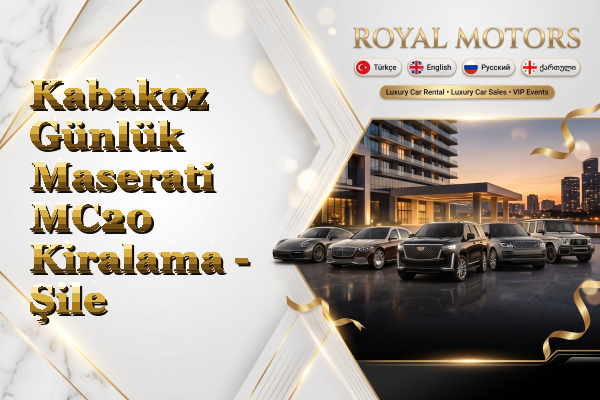 Kabakoz Günlük Maserati MC20 Kiralama - Şile