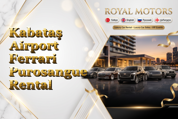 Kabataş Airport Ferrari Purosangue Rental
