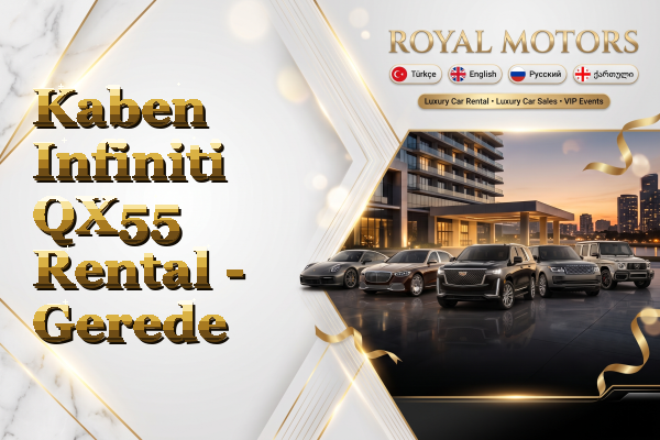 Kaben Infiniti QX55 Rental - Gerede