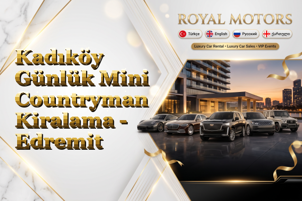 Kadıköy Günlük Mini Countryman Kiralama - Edremit