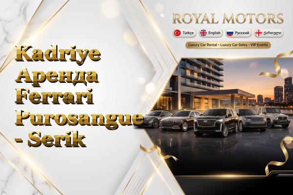 Kadriye Аренда Ferrari Purosangue - Serik