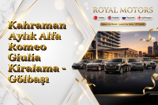 Kahraman Aylık Alfa Romeo Giulia Kiralama - Gölbaşı