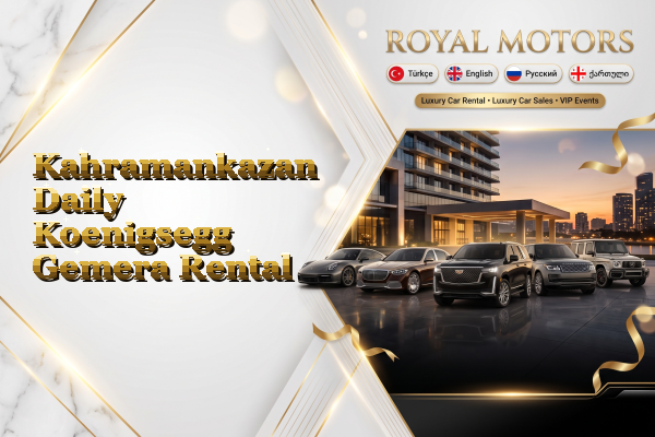 Kahramankazan Daily Koenigsegg Gemera Rental