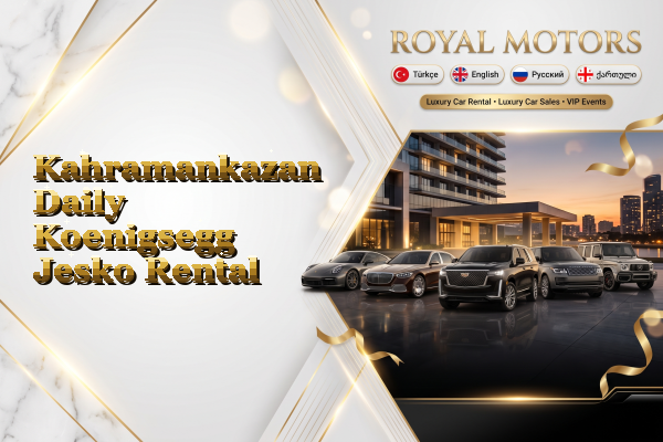 Kahramankazan Daily Koenigsegg Jesko Rental