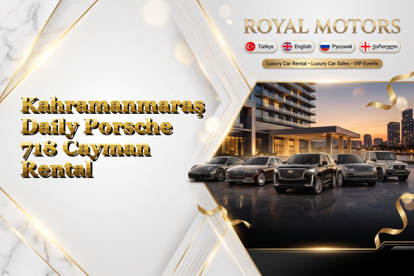 Kahramanmaraş Daily Porsche 718 Cayman Rental