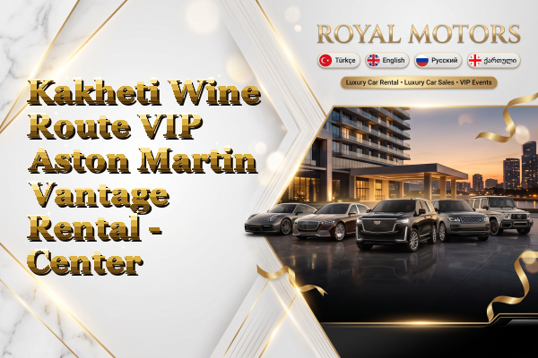 Kakheti Wine Route VIP Aston Martin Vantage Rental - Center