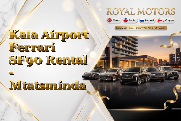 Kala Airport Ferrari SF90 Rental - Mtatsminda