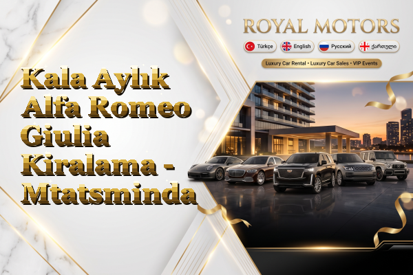 Kala Aylık Alfa Romeo Giulia Kiralama - Mtatsminda