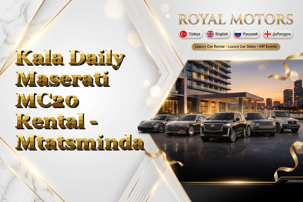Kala Daily Maserati MC20 Rental - Mtatsminda