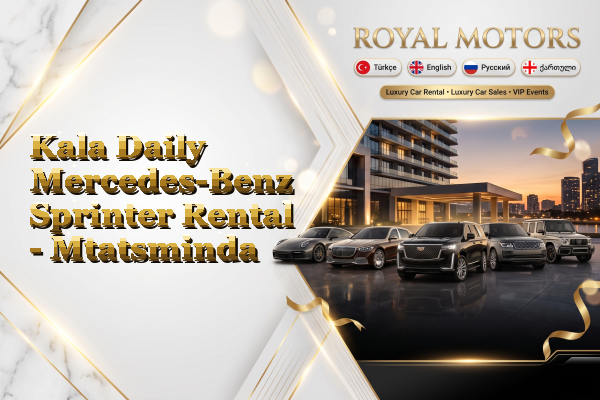 Kala Daily Mercedes-Benz Sprinter Rental - Mtatsminda
