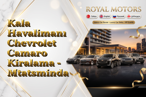 Kala Havalimanı Chevrolet Camaro Kiralama - Mtatsminda