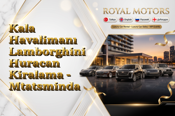 Kala Havalimanı Lamborghini Huracan Kiralama - Mtatsminda