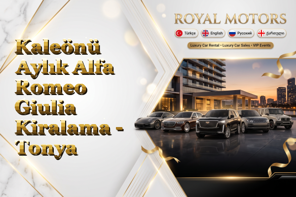 Kaleönü Aylık Alfa Romeo Giulia Kiralama - Tonya