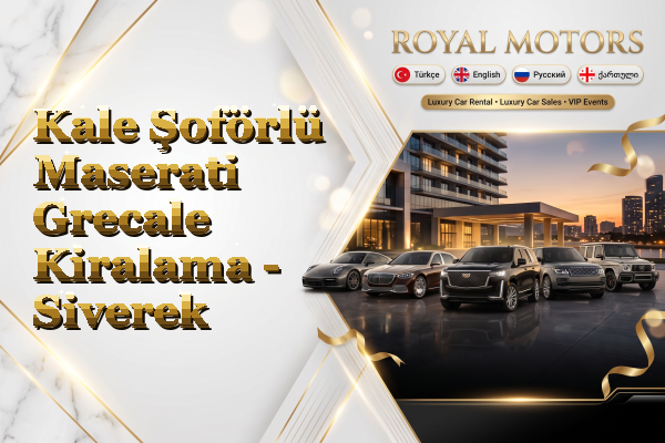 Kale Şoförlü Maserati Grecale Kiralama - Siverek